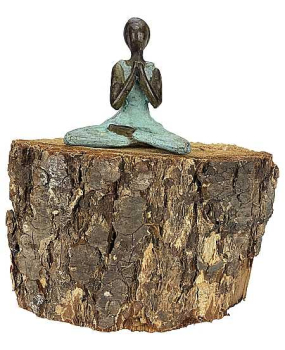 Bronze-Skulptur Yoga "Danielle"  by Hamidou